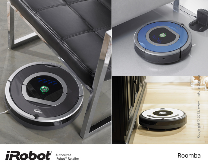 Роботы-пылесосы iRobot Roomba, Scooba, Braava