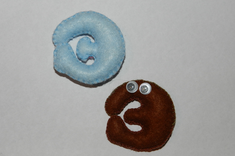 Алфавит из фетра с животными!