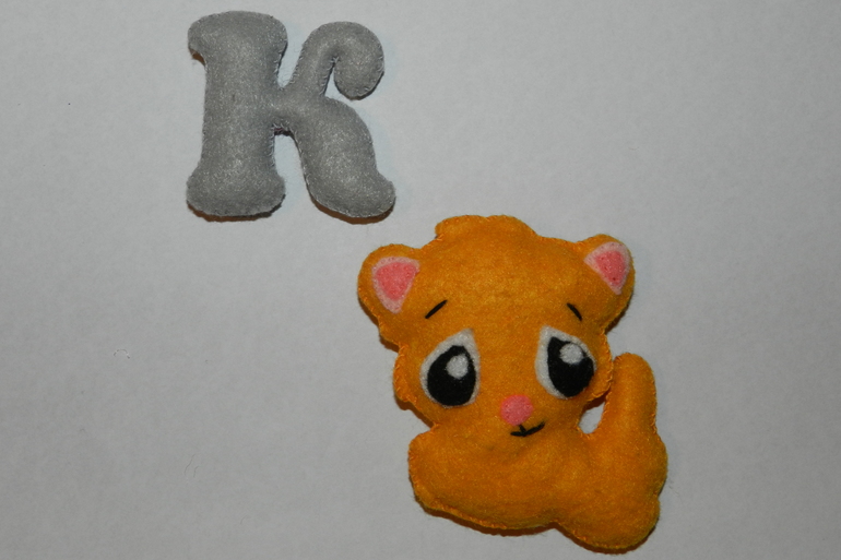 Алфавит из фетра с животными!