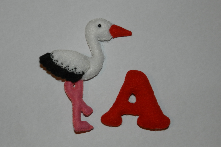 Алфавит из фетра с животными!