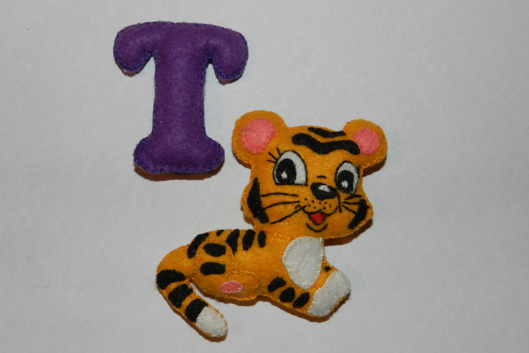 Алфавит из фетра с животными!