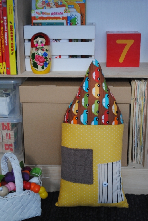 Декоративные подушки Домики