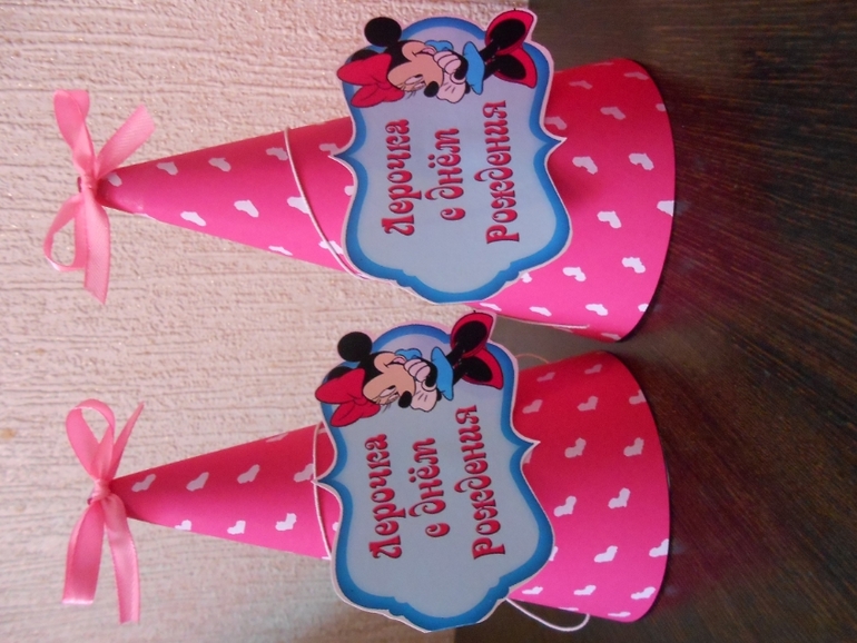 "Минни маус" Розово-Бирюзовый набор