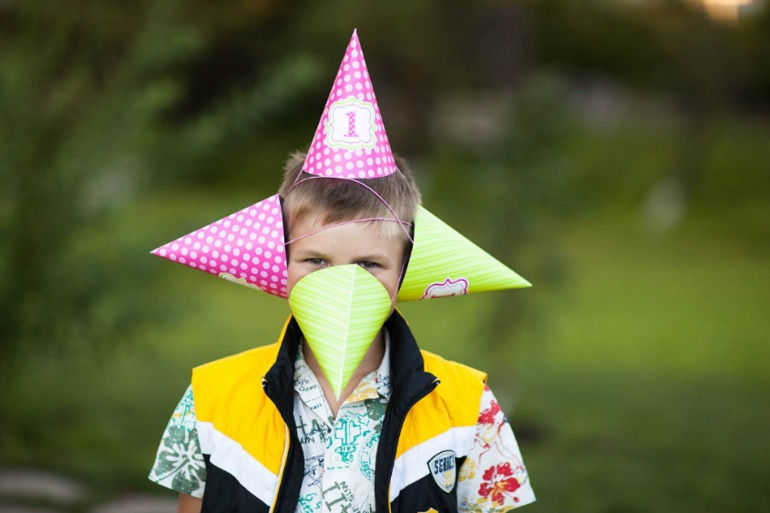 Оформление в розово-салатовом стиле с феечками