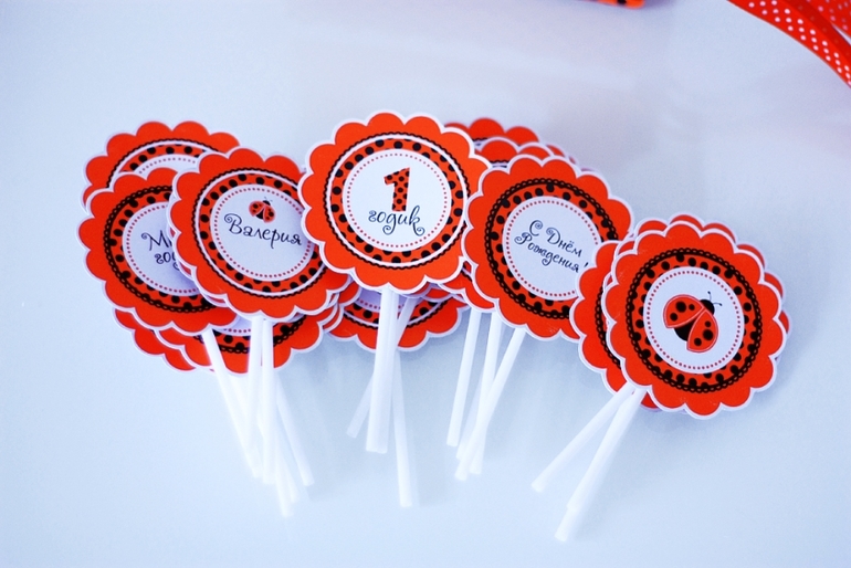 День Рождения в стиле Божьих коровок