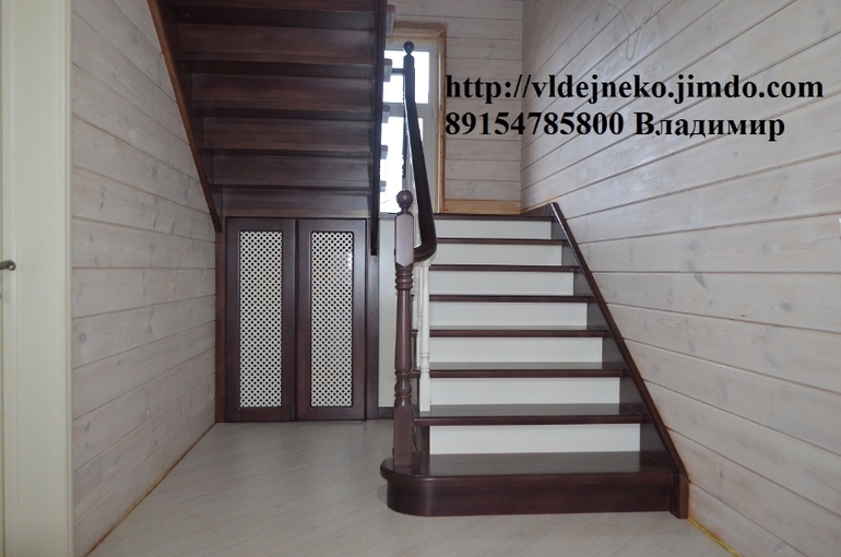Предлагаем изготовление и монтаж лестниц из массива под КЛЮЧ!!