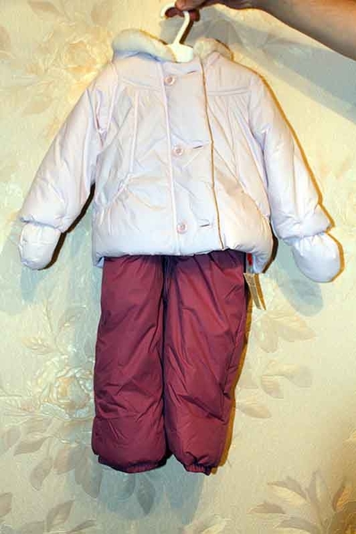 Новый комплект: Зимний полукомбез+куртка Mothercare - 80р 1100р