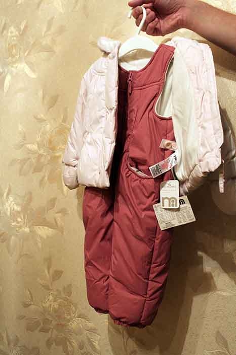 Новый комплект: Зимний полукомбез+куртка Mothercare - 80р 1100р