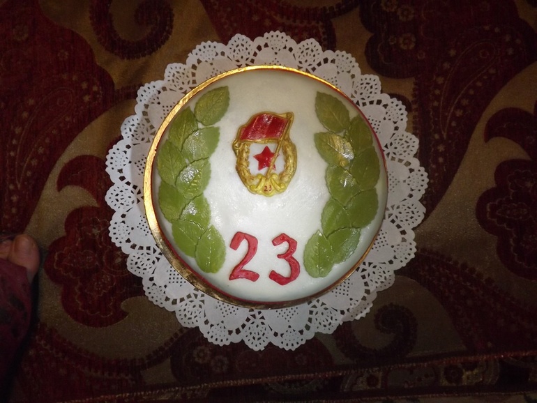 Торт на 23