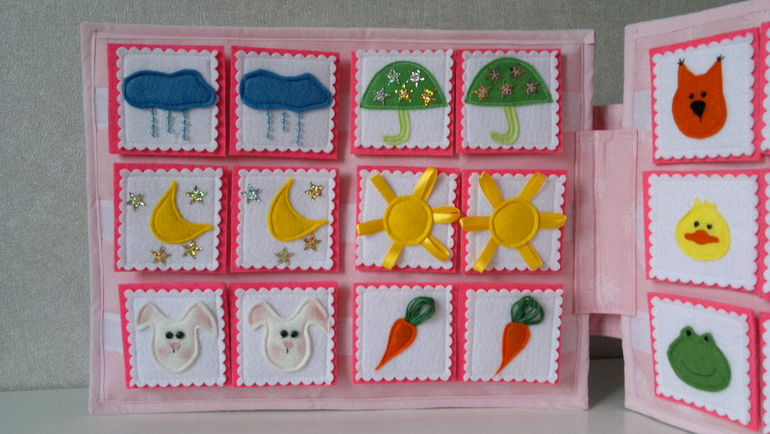 развивающая книжка "мемори"