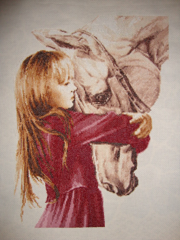 Девочка с лошадью