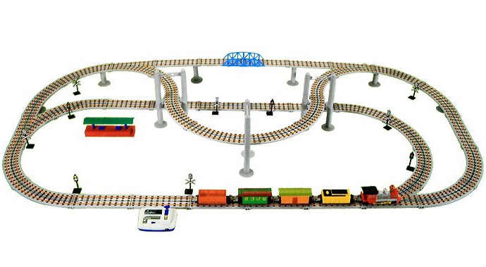 Скидка! Железная дорога "Классический поезд" от Racing Pro