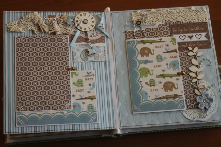 Альбом для мальчика о первом годе жизни