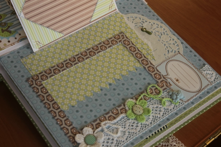 Альбом для мальчика о первом годе жизни