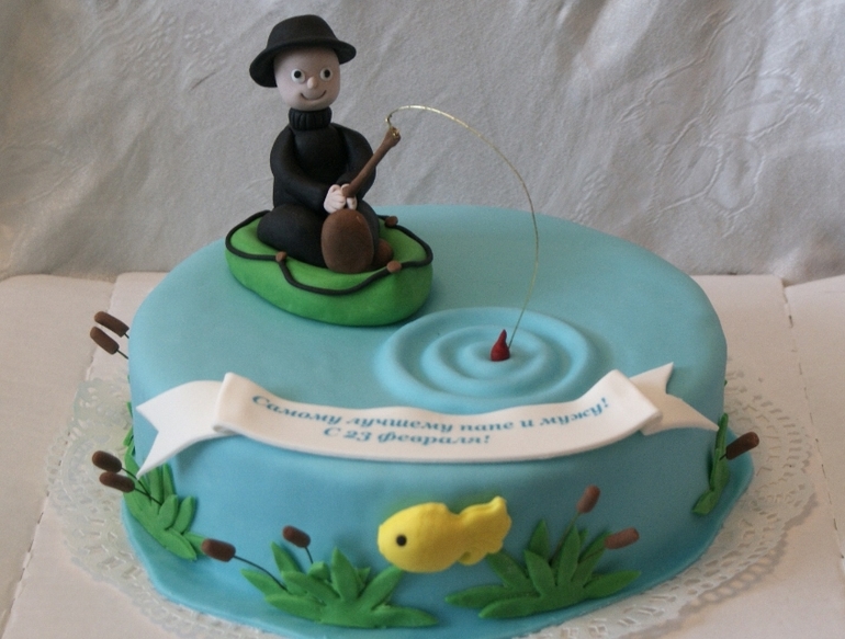 Тортики на 23 февраля