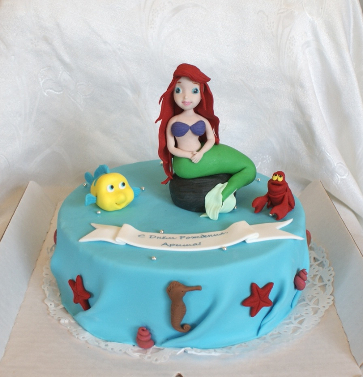 Торт Русалочка.