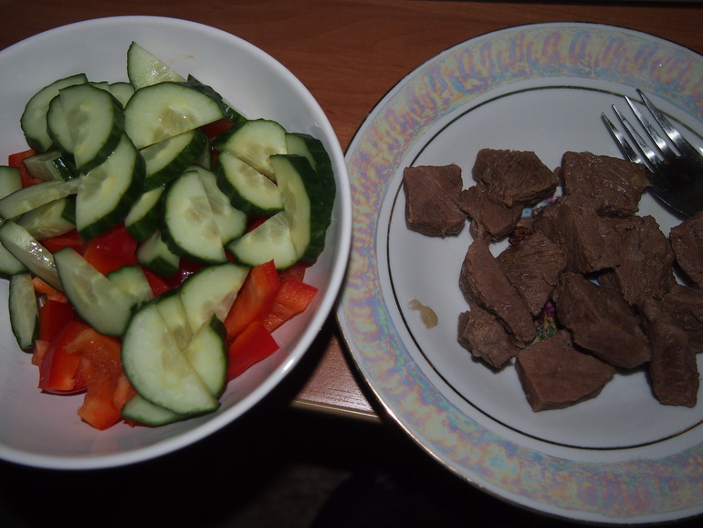 Мой королевский ужин.