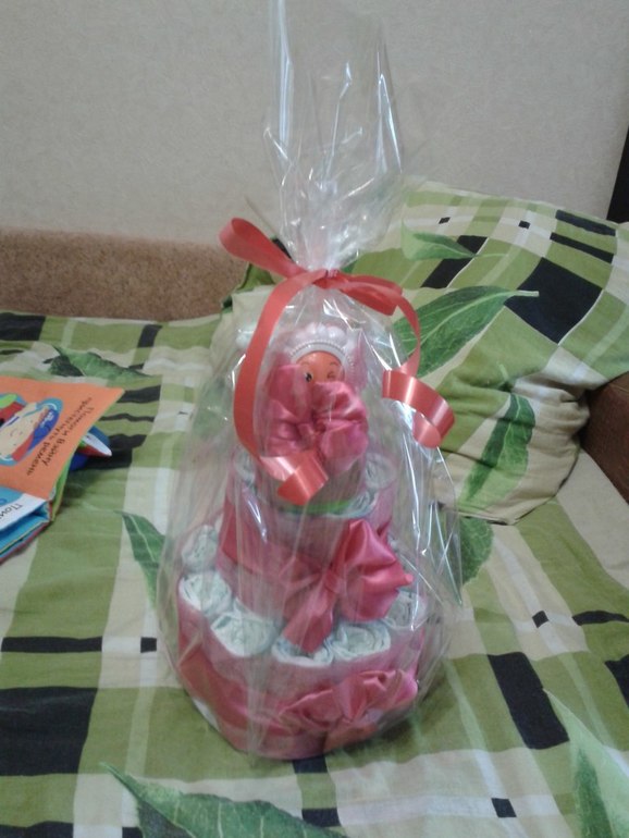 Тортики из памперсов Новомосковск, Донской, Узловая, Богородицк.