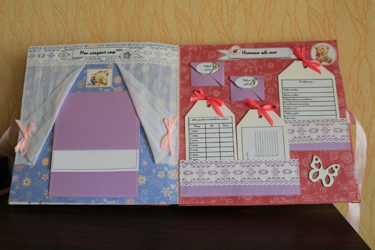 Альбом для малышки "Первый год жизни")