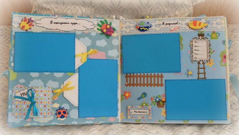 Фотоальбом первого года жизни для мальчика