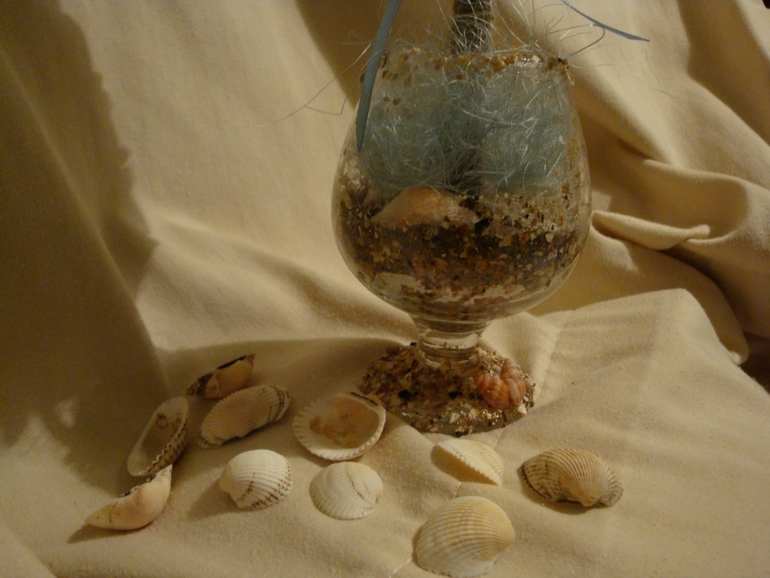 Морское настроение - топиарии и рамочка для фото