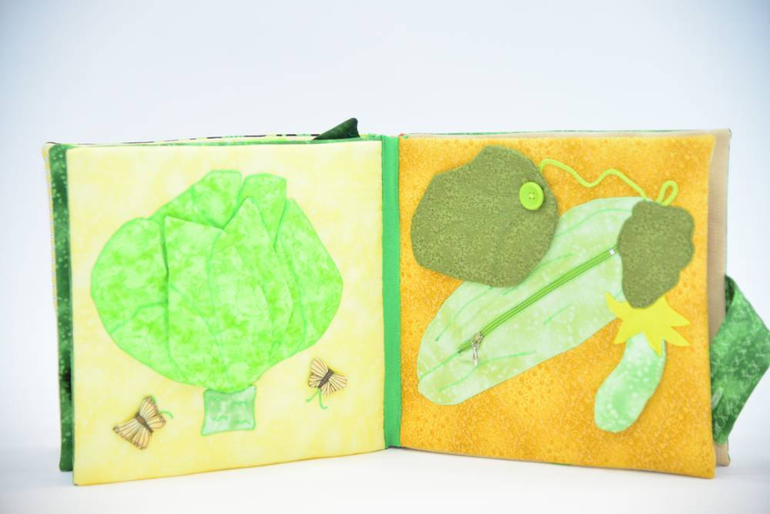 Развивающая книжка ОВОЩИ