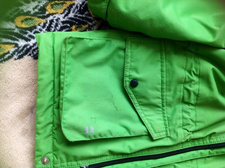 REIMA-tec куртка удлиненная зима рр116-122 есть дырочка на кармане и небольшие потертости