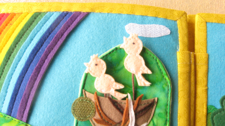 Развивающая книжка "Времена года" (второй вариант)