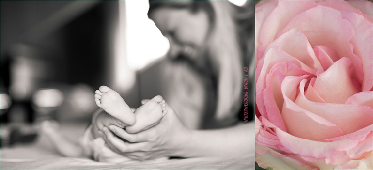 Таня, Саша, Денис и малышка Лерочка