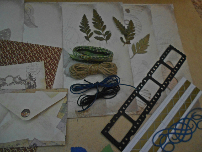 Мой сине-бежево-коричневый мужской конвертик