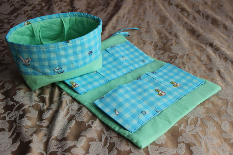 Набор для детской с лоскутным одеялом (ручная работа)