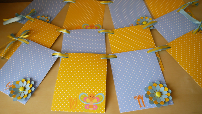 Декор дня рождения Бабочки Цветочки