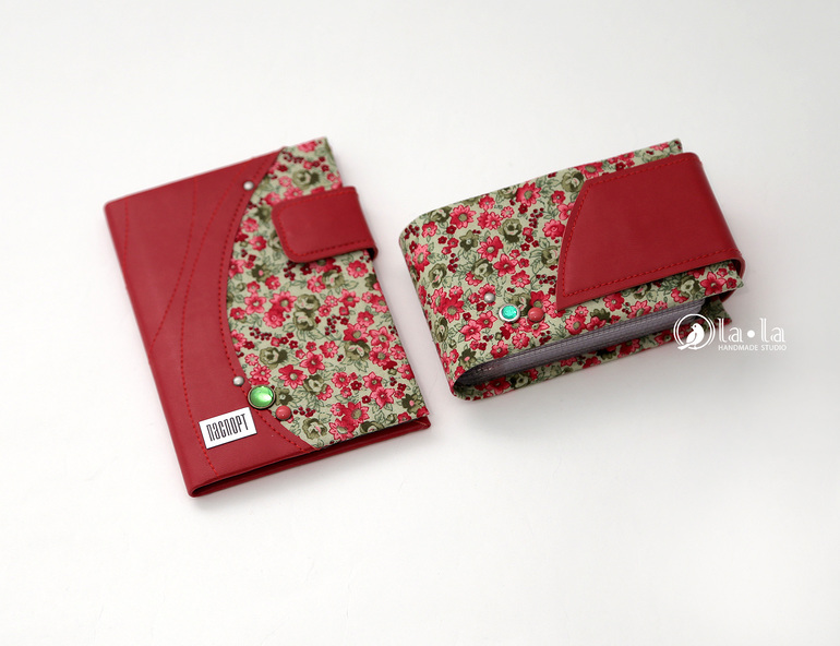 Обложка на паспорт и визитница