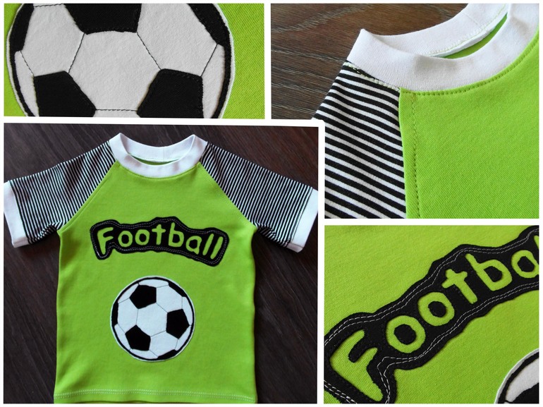 Сочная футболочка для мальчика с аппликацией