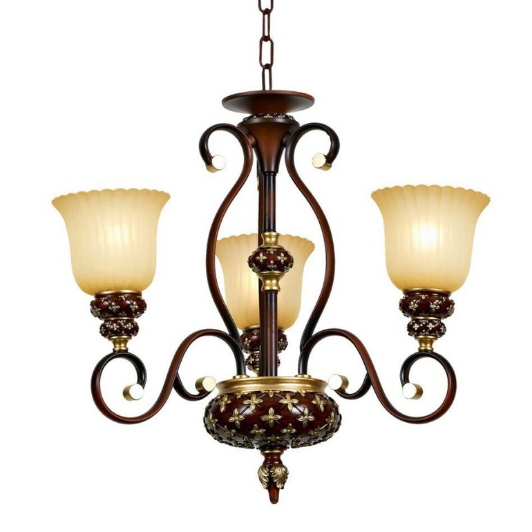 Коричневая или белая люстра в гостиную ?