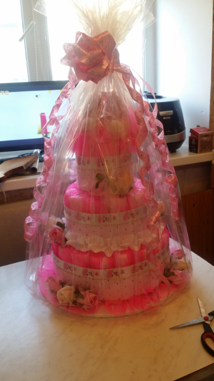 Тортик из памперсов