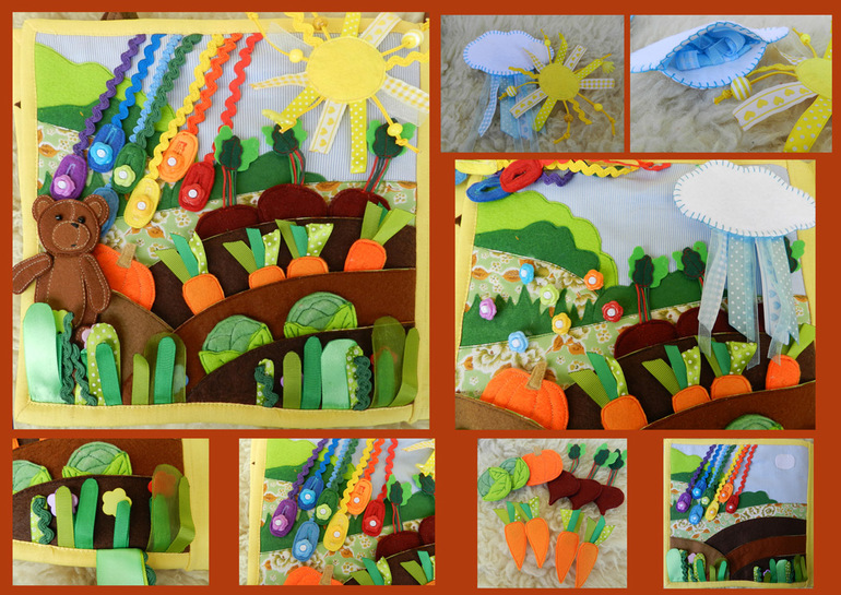 Развивающая книжка про мишку