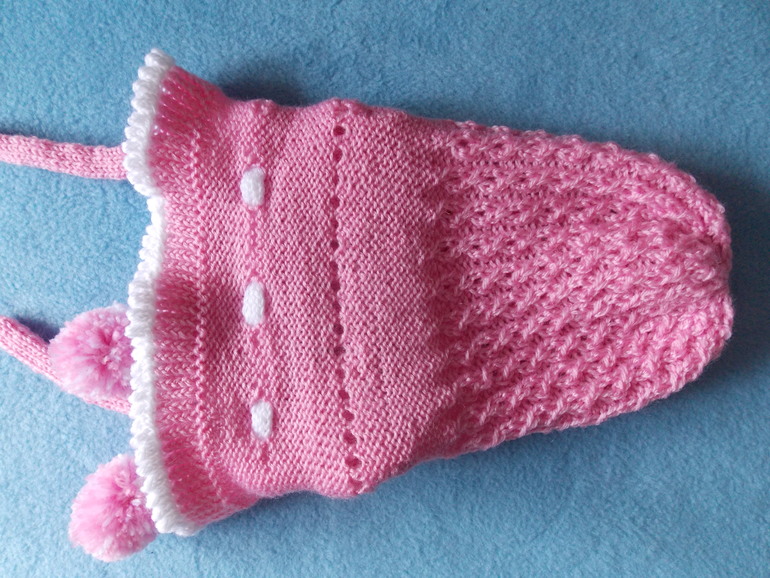 Шапочка "Розовая нежность"