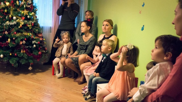 Дед мороз в саду)