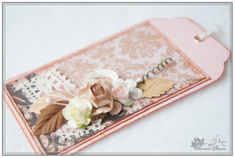 Открытка и тег в подарок