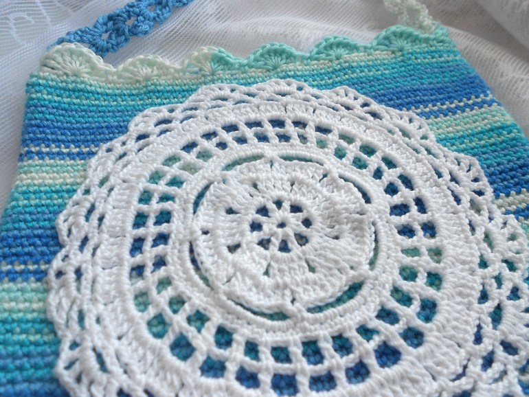 сумочка детская  15х15 см в морском стиле