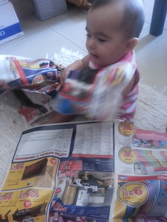 7мес и 9дней. Прорезался первый!