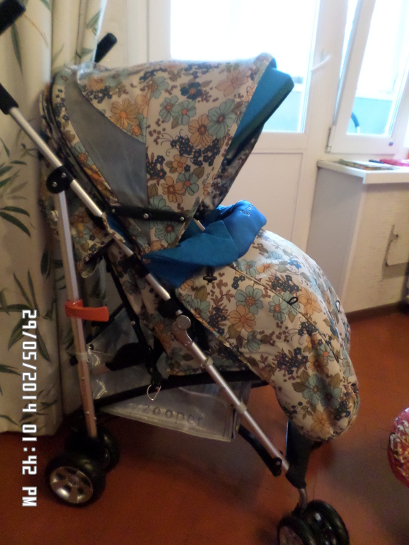 Коляска трость Zooper Twist серия Smart Mountian Flowers