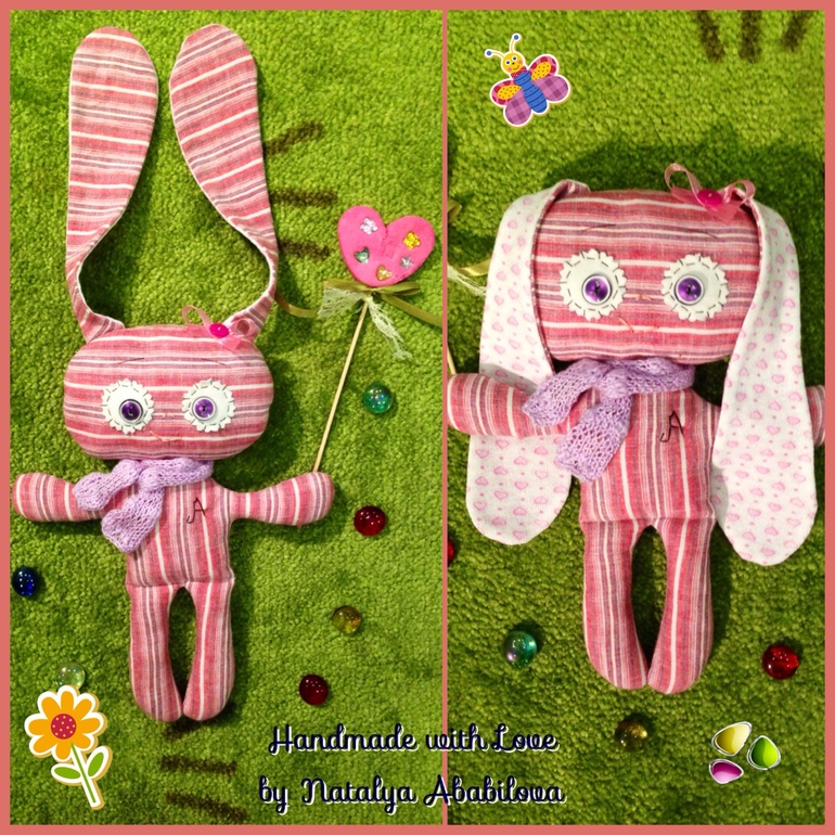 Нежный розовый заинька</div></div> <div tabindex=