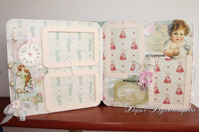 Шебби-альбомчик для малышки