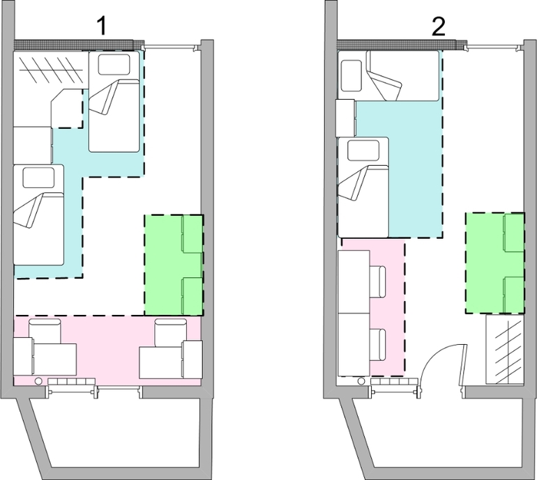 Детская для разнополых двойняшек 3 года
