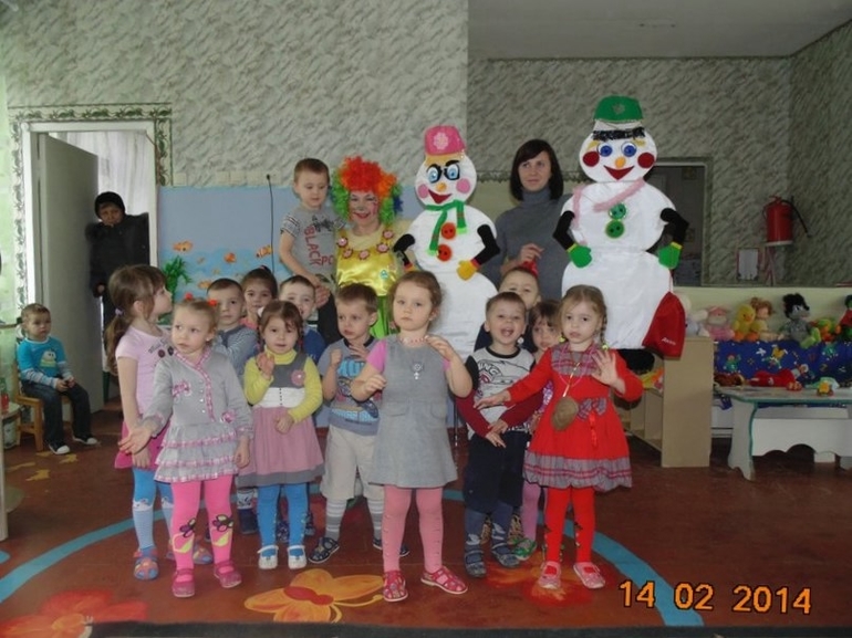 Про сад и день рождения друга.