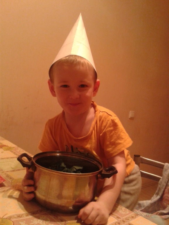 УРА!!! Сделали поделку в садик.