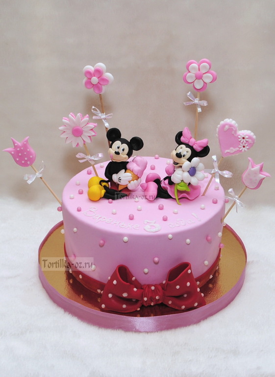 Торт с Микки и Минни