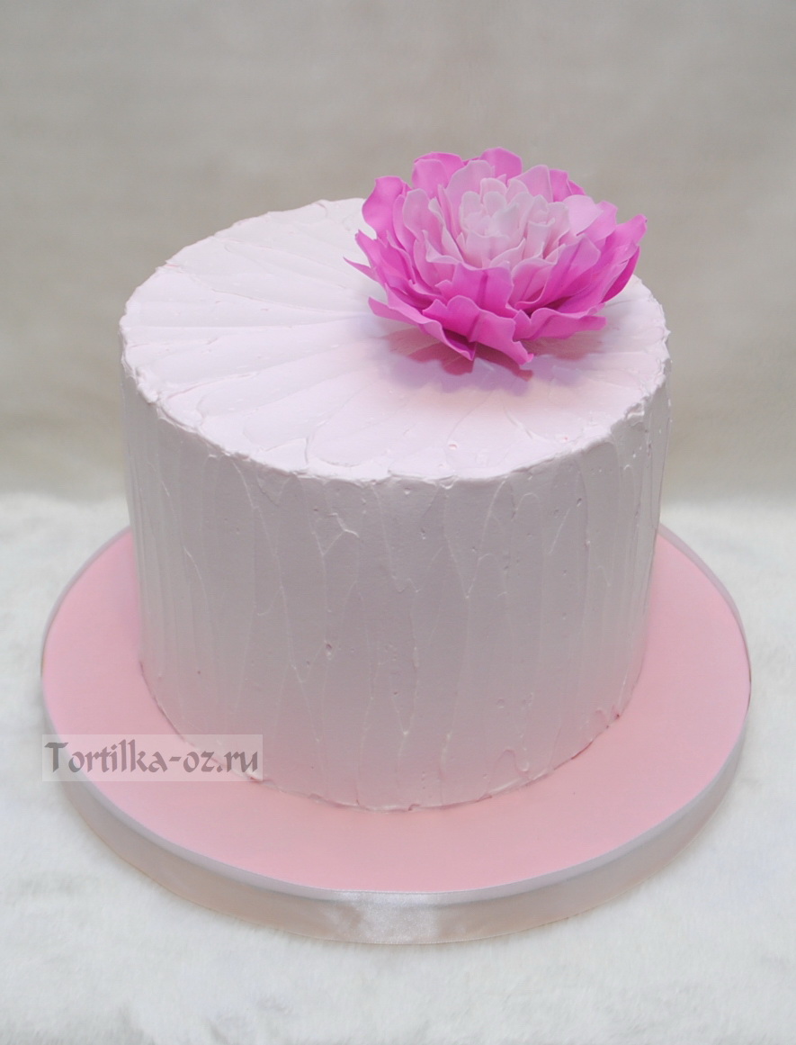 Торт с цветком
